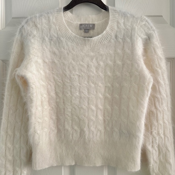 J. Crew Cream Crew Neck Sweater - Picture 3 of 9